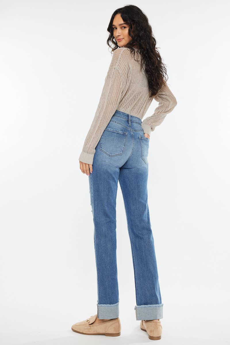 LAINEY HIGH RISE STRAIGHT JEANS