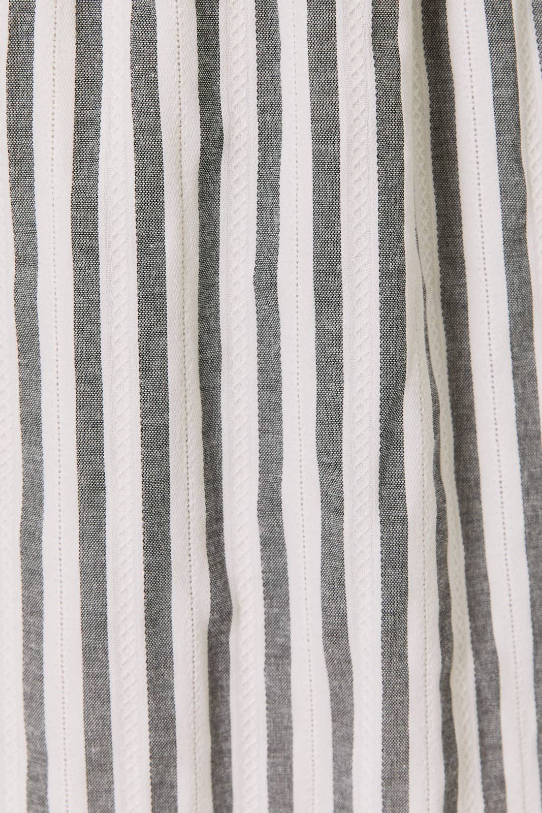 SMOCKED MIDI DRESS WITH KEYHOLE