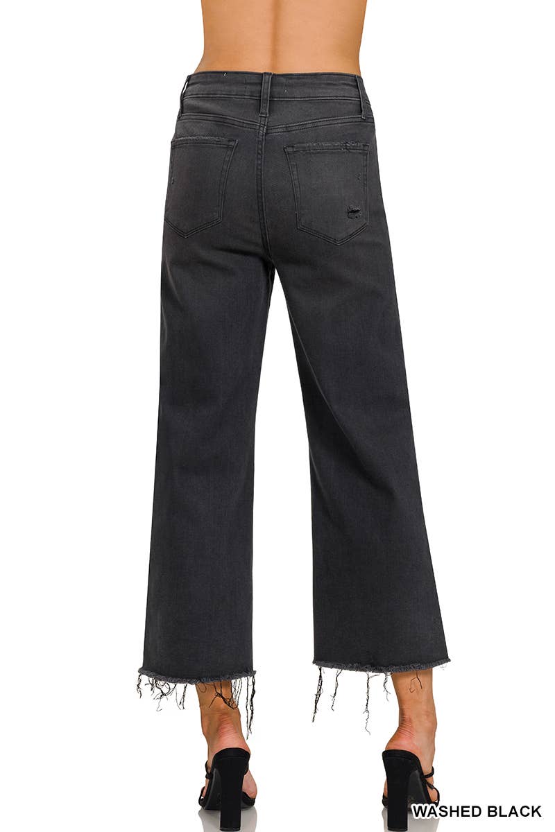 HARPER HIGH RISE BLACK JEAN