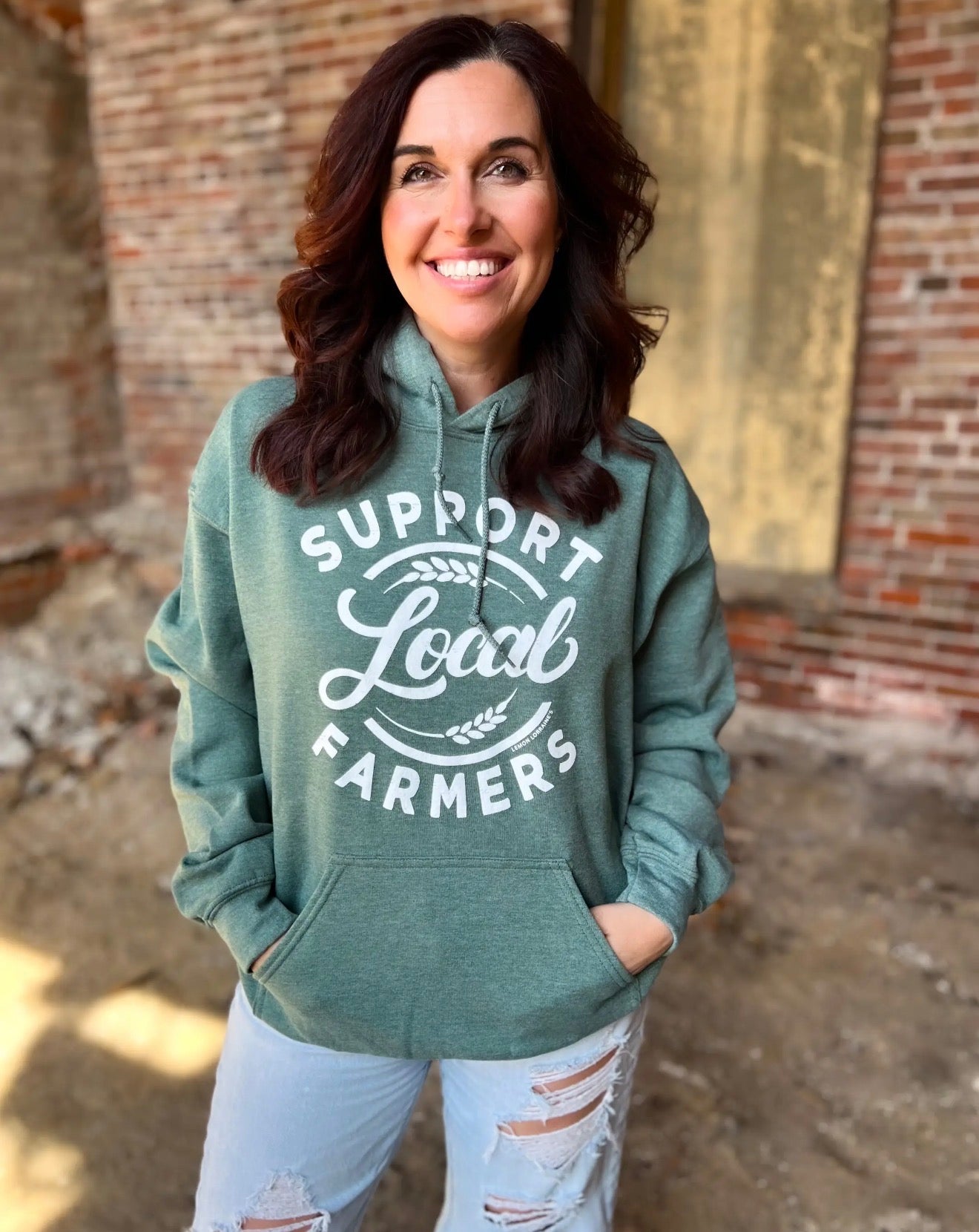 Pre-Order support local farmers hoodie