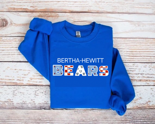 Pre-Order Bertha-Hewitt Bears Crewnecks