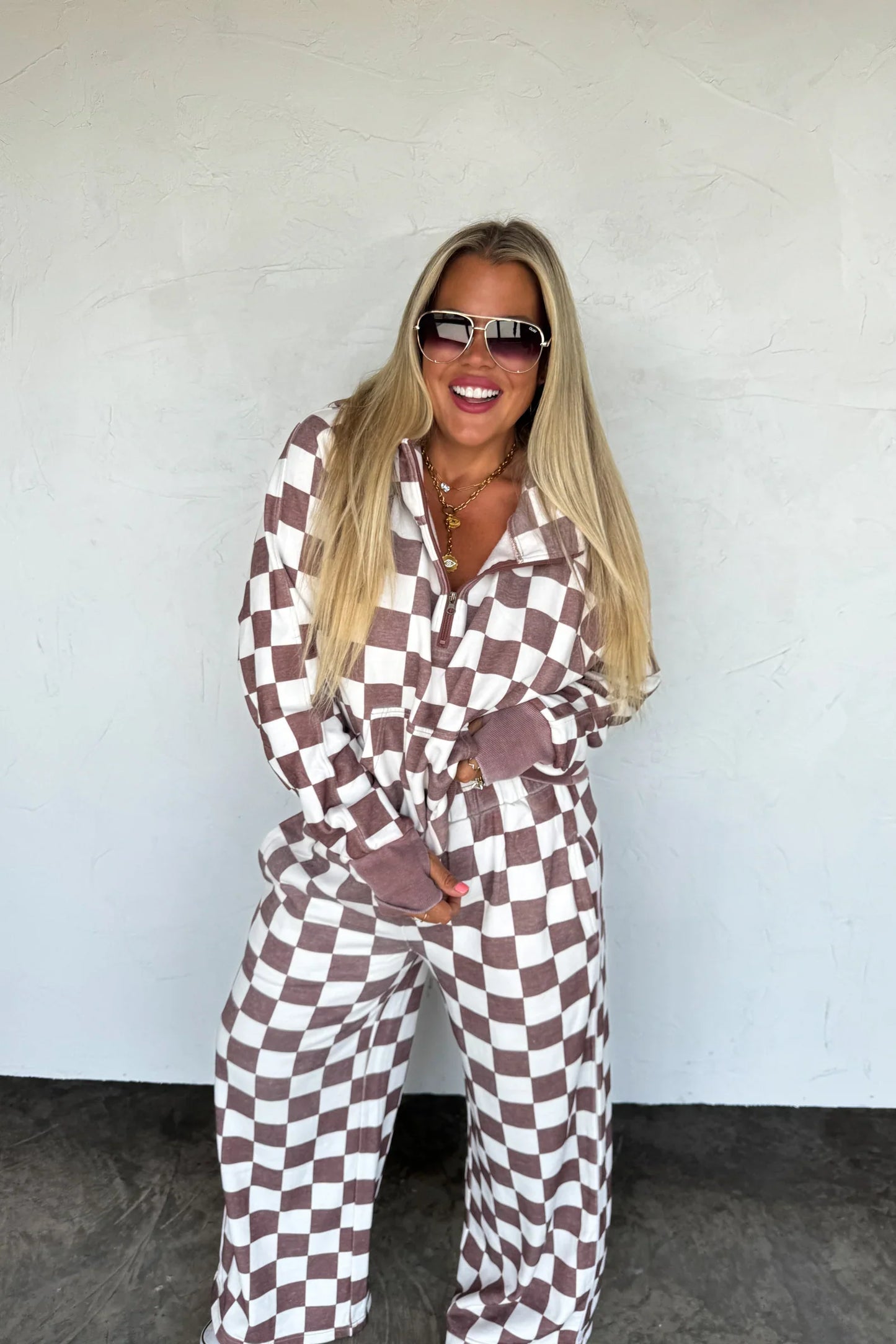 Camo & Checker Easy Does It Pullover