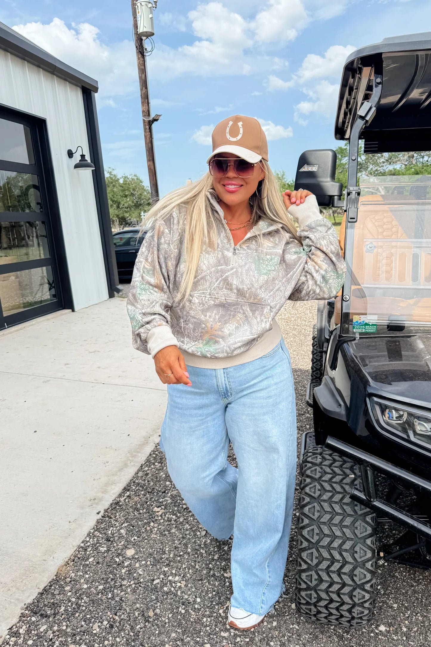 Camo & Checker Easy Does It Pullover