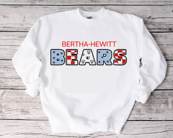 Pre-Order Bertha-Hewitt Bears Crewnecks