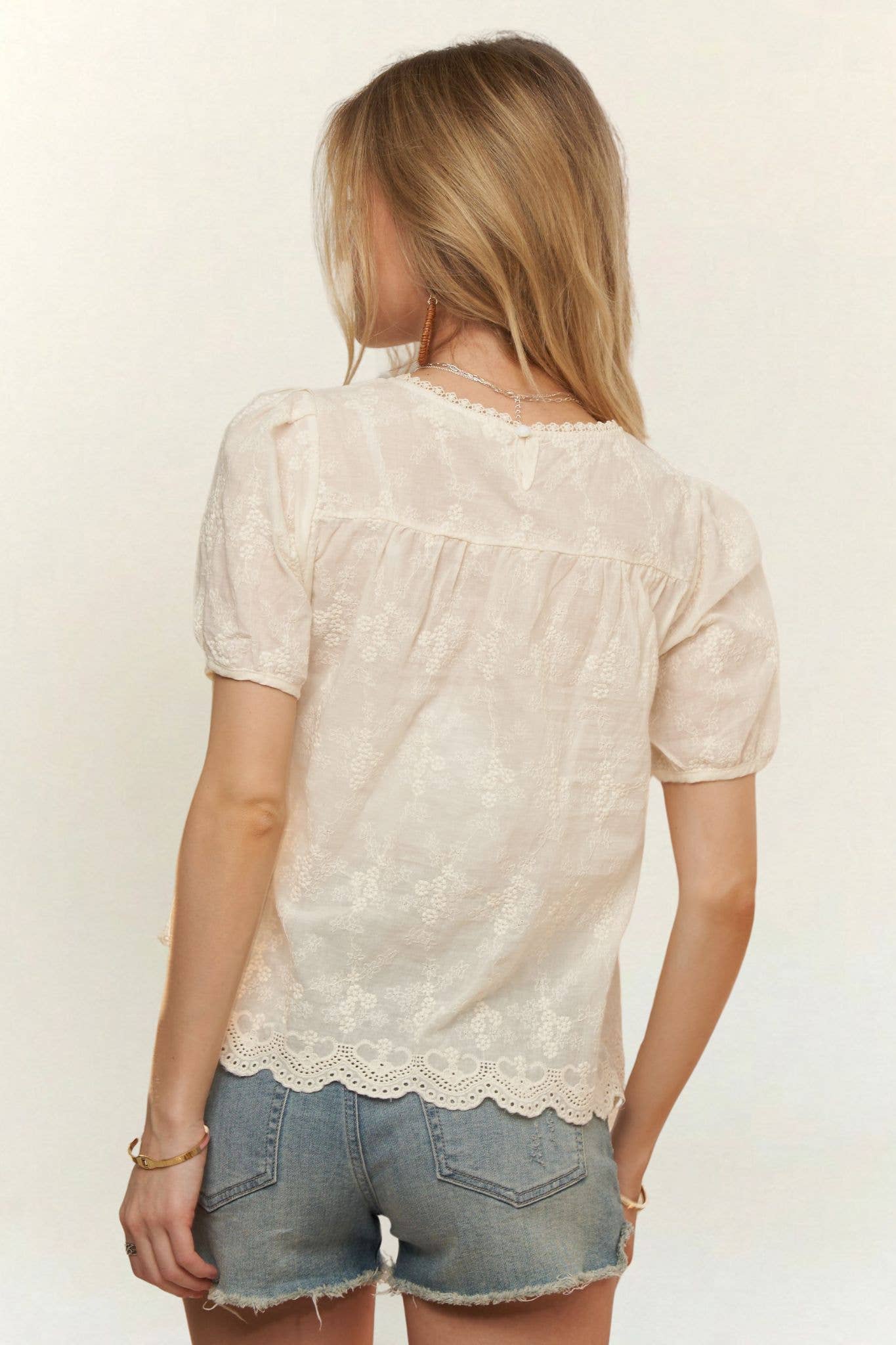 LACEY BABYDOLL TOP
