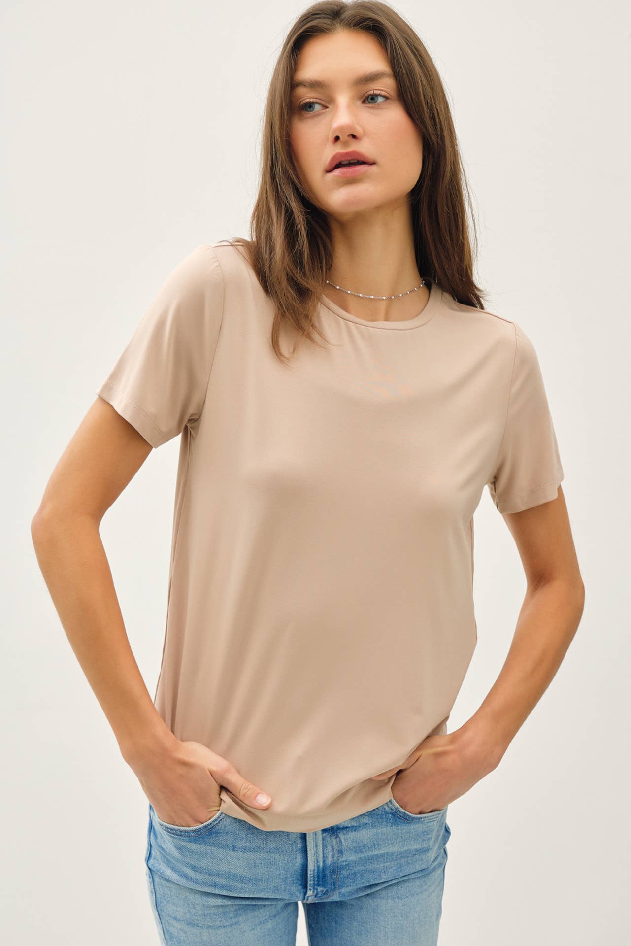 BAMBOO BASIC ROUND NECK T-SHIRT