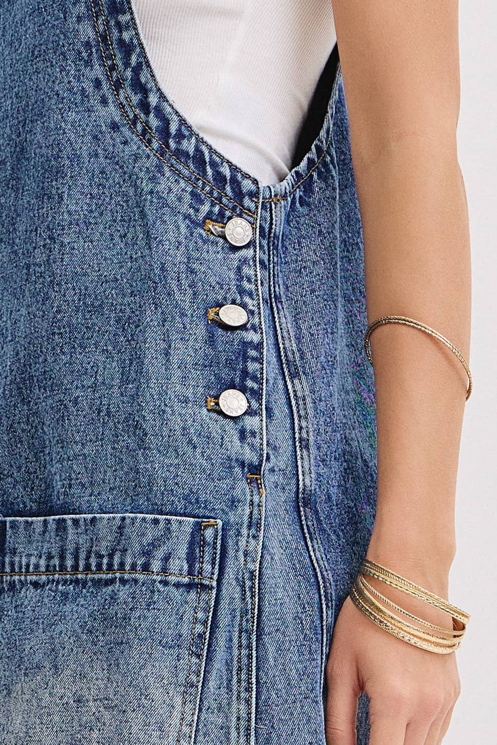 DENIM OVERALL DRESS