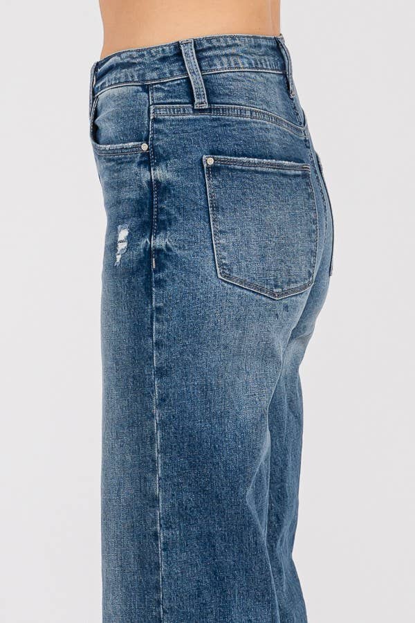THE LEXIE COMFORT HIGH RISE LOOSE-STRAIGHT W/ CUFFED HEM