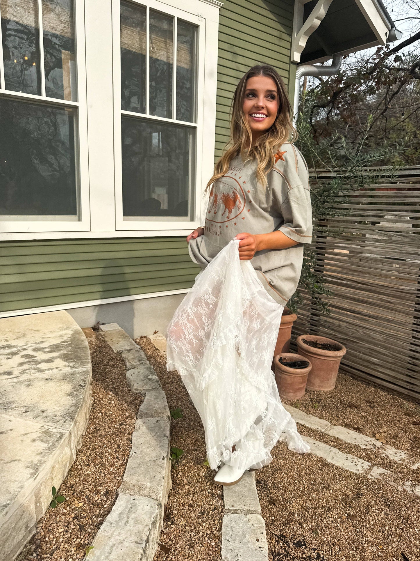 BLOOMING MAXI SKIRT