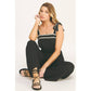 BOHEMIAN DREAM SQUARE NECK BOW JUMPSUIT