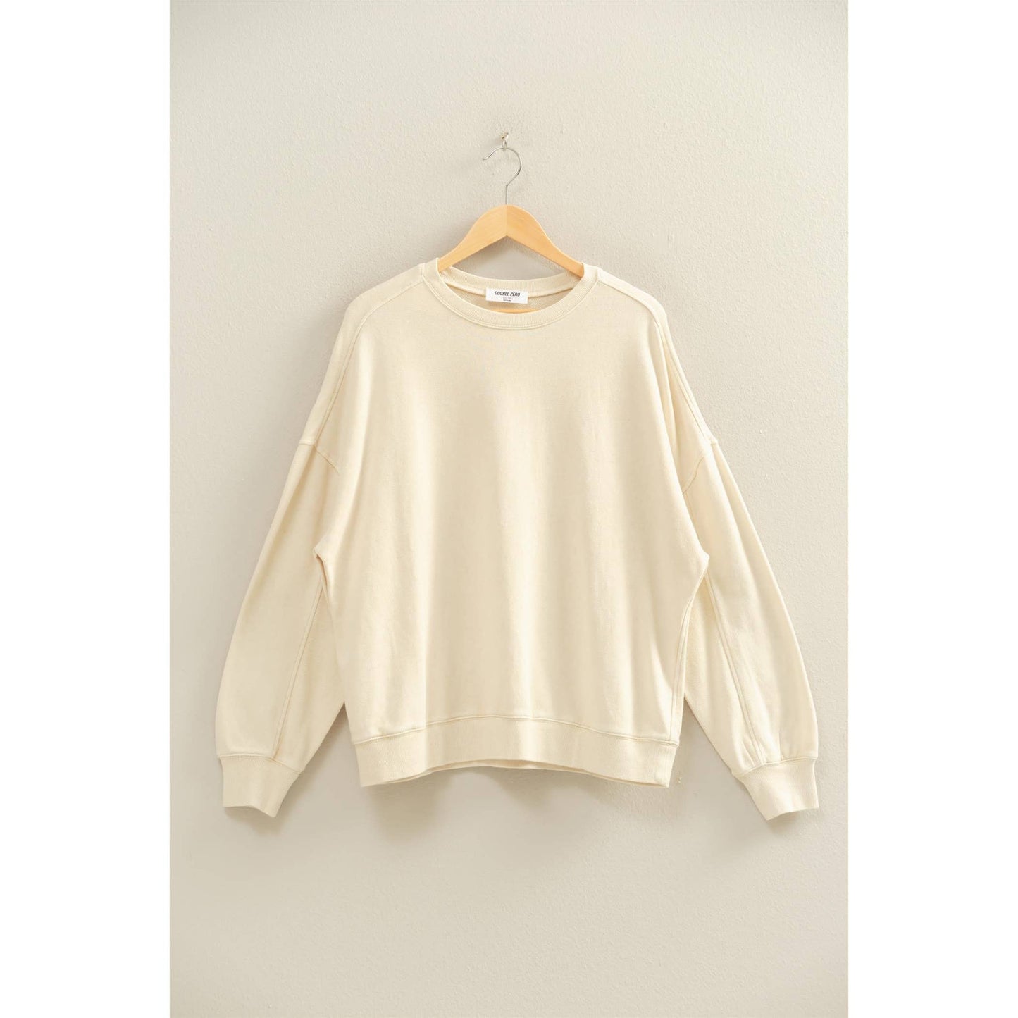 Acid Wash Oversized Sweatshirt
