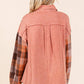 MINERAL WASH PATCHWORK PLAID