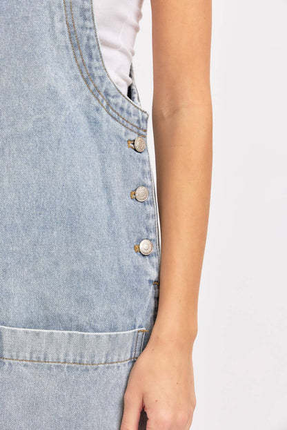 DENIM OVERALL DRESS