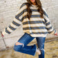 Trudie Striped Crewneck Pullover