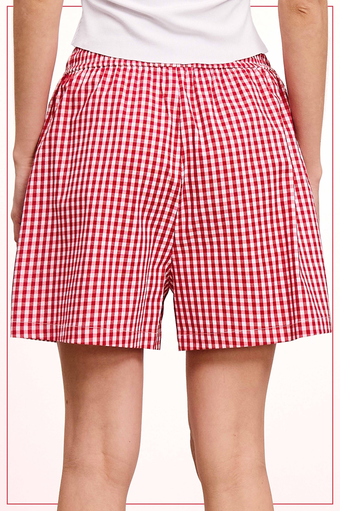 Gingham Check Boxer Shorts