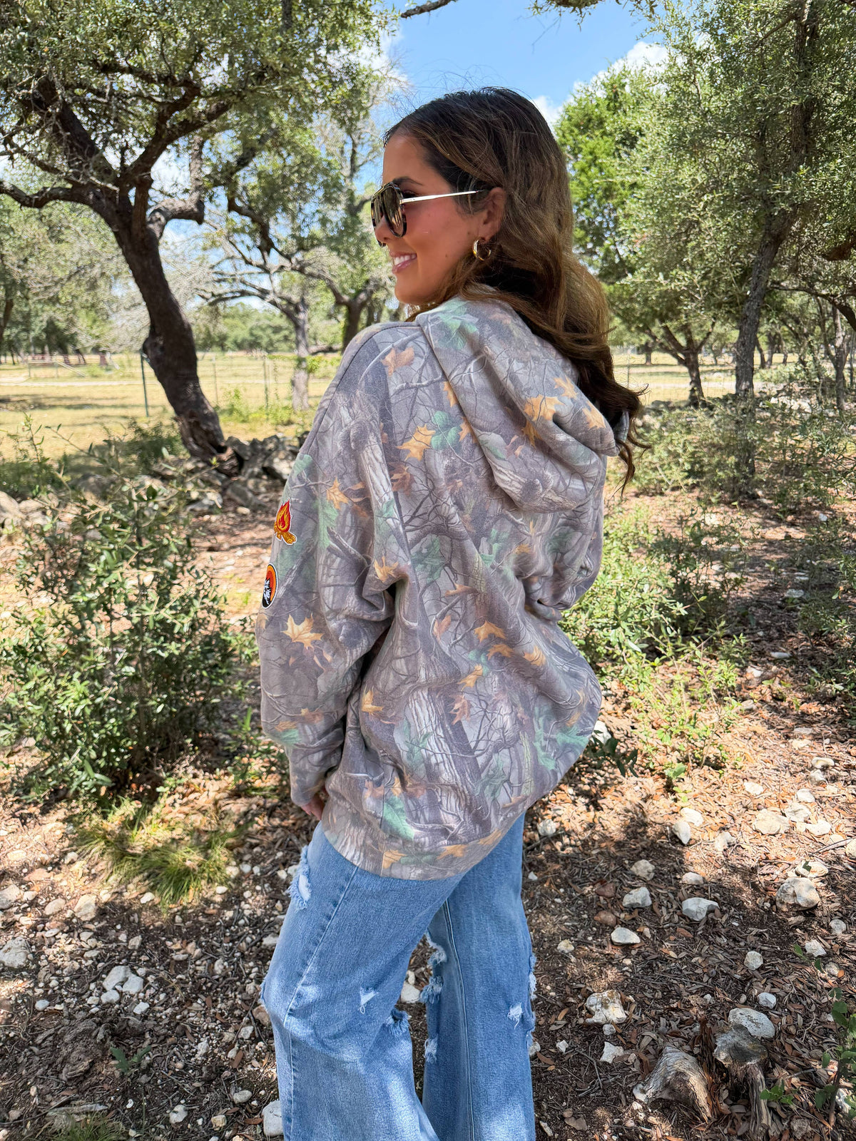 HIDDEN TRAIL CAMO HOODIE PULLOVER