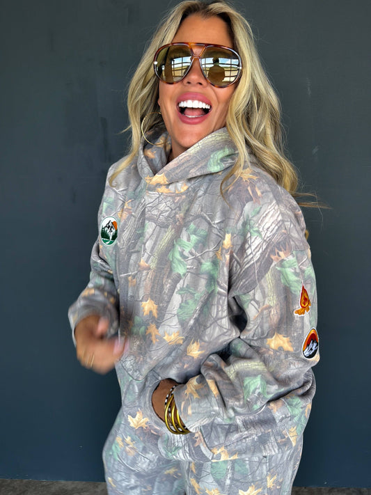 HIDDEN TRAIL CAMO HOODIE PULLOVER