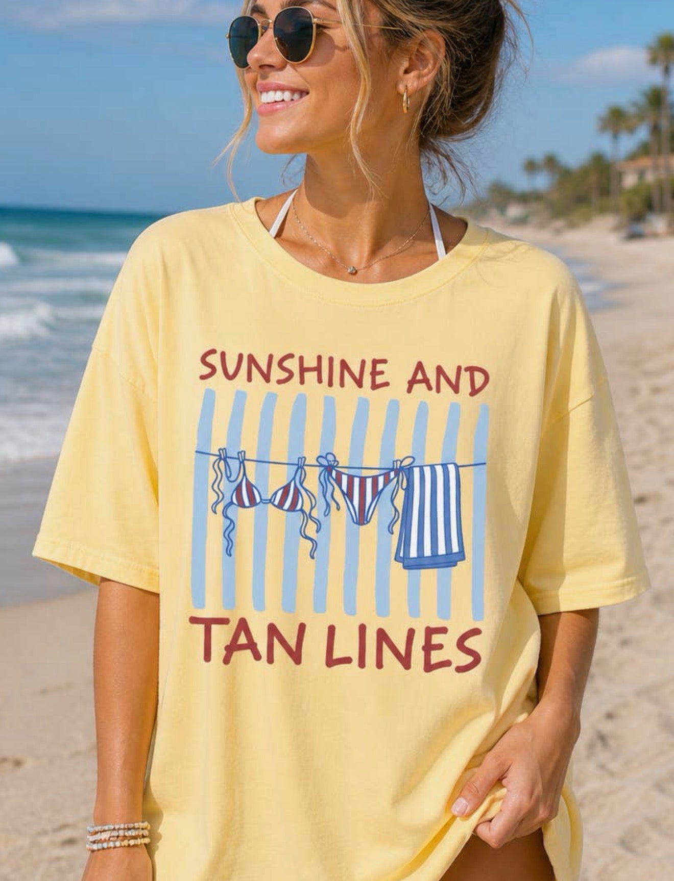 Sunshine + Tan Lines Tee