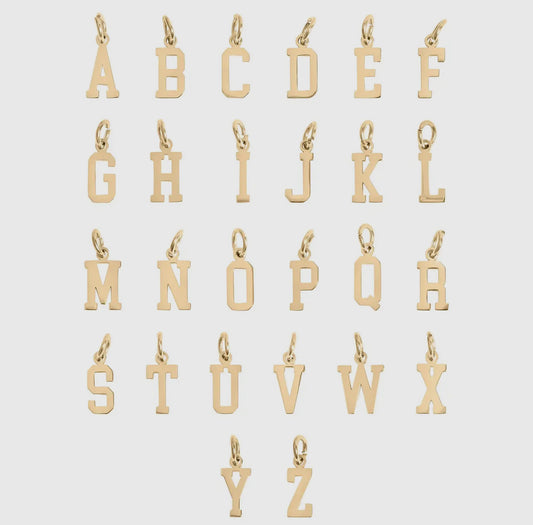 ABC Letter Charms