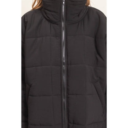 Quilted Zip-Up Puffer