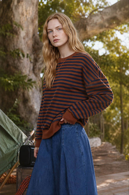 LINDIE STRIPED TOP