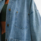 Boxy-Cut Denim Jacket