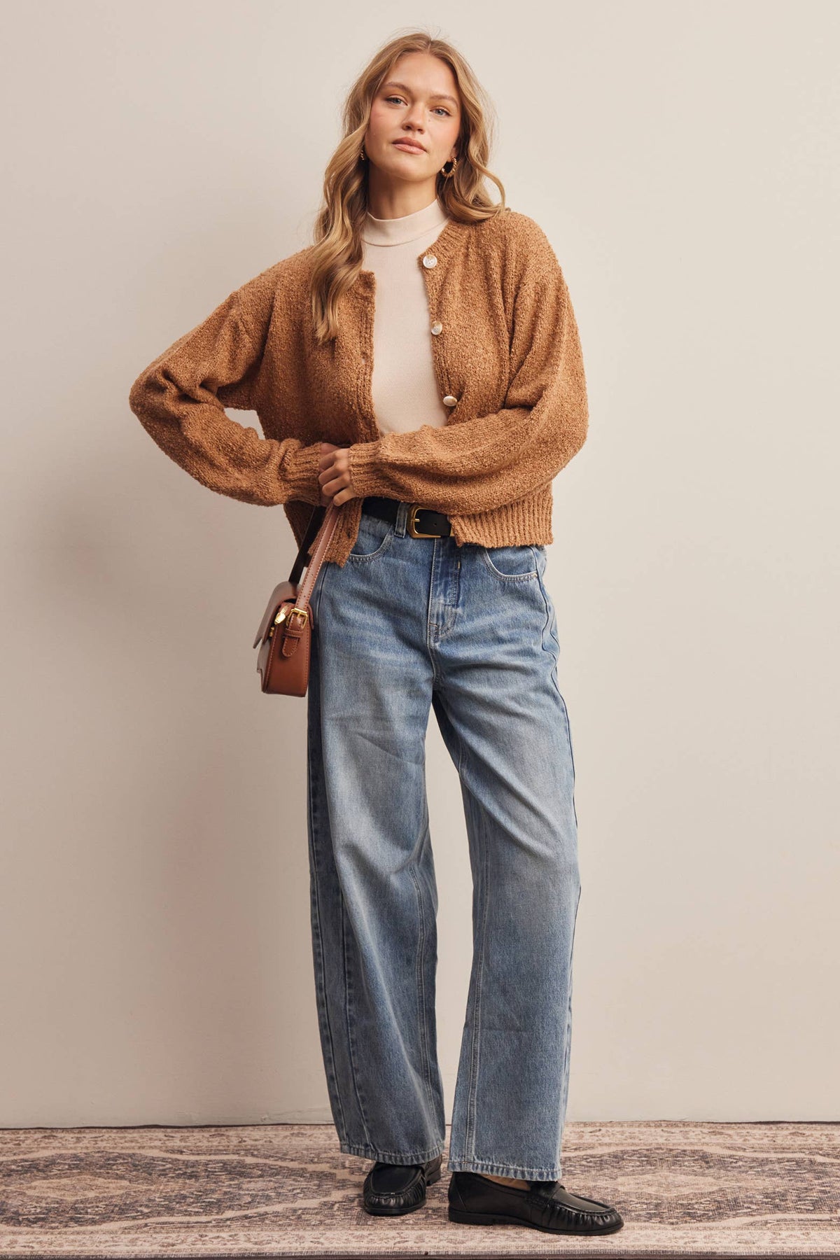 Bouclé Pocket Cardigan
