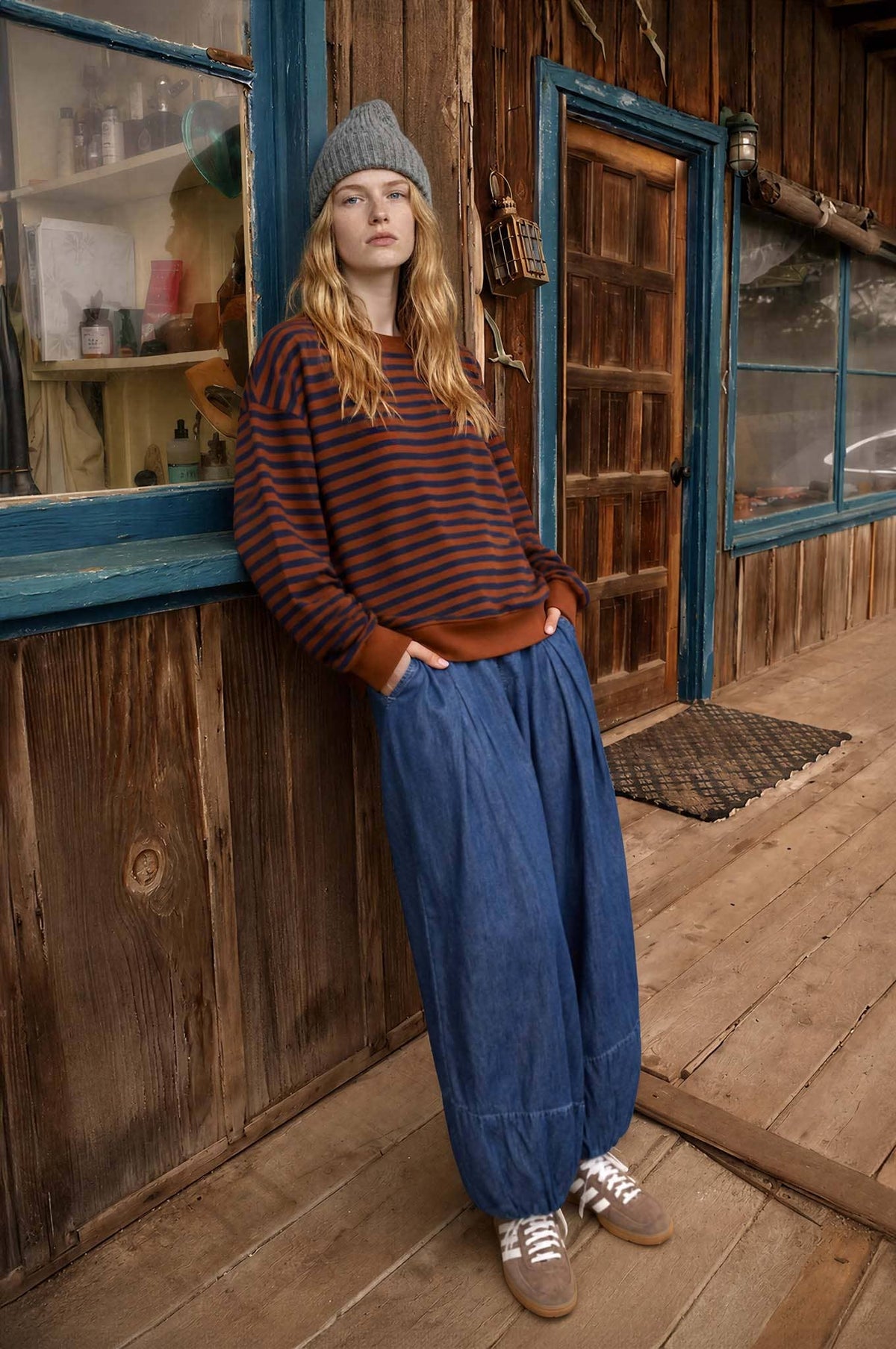LINDIE STRIPED TOP