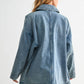 Boxy-Cut Denim Jacket