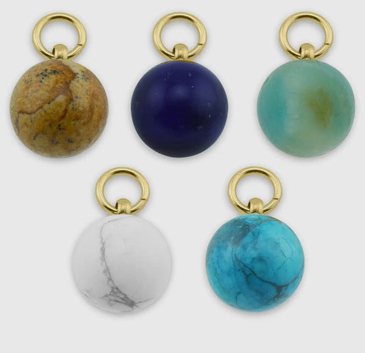 Semi Precious Stone Charms