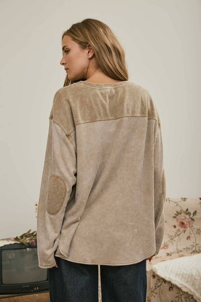 KT TEXTURED WASHED TOP