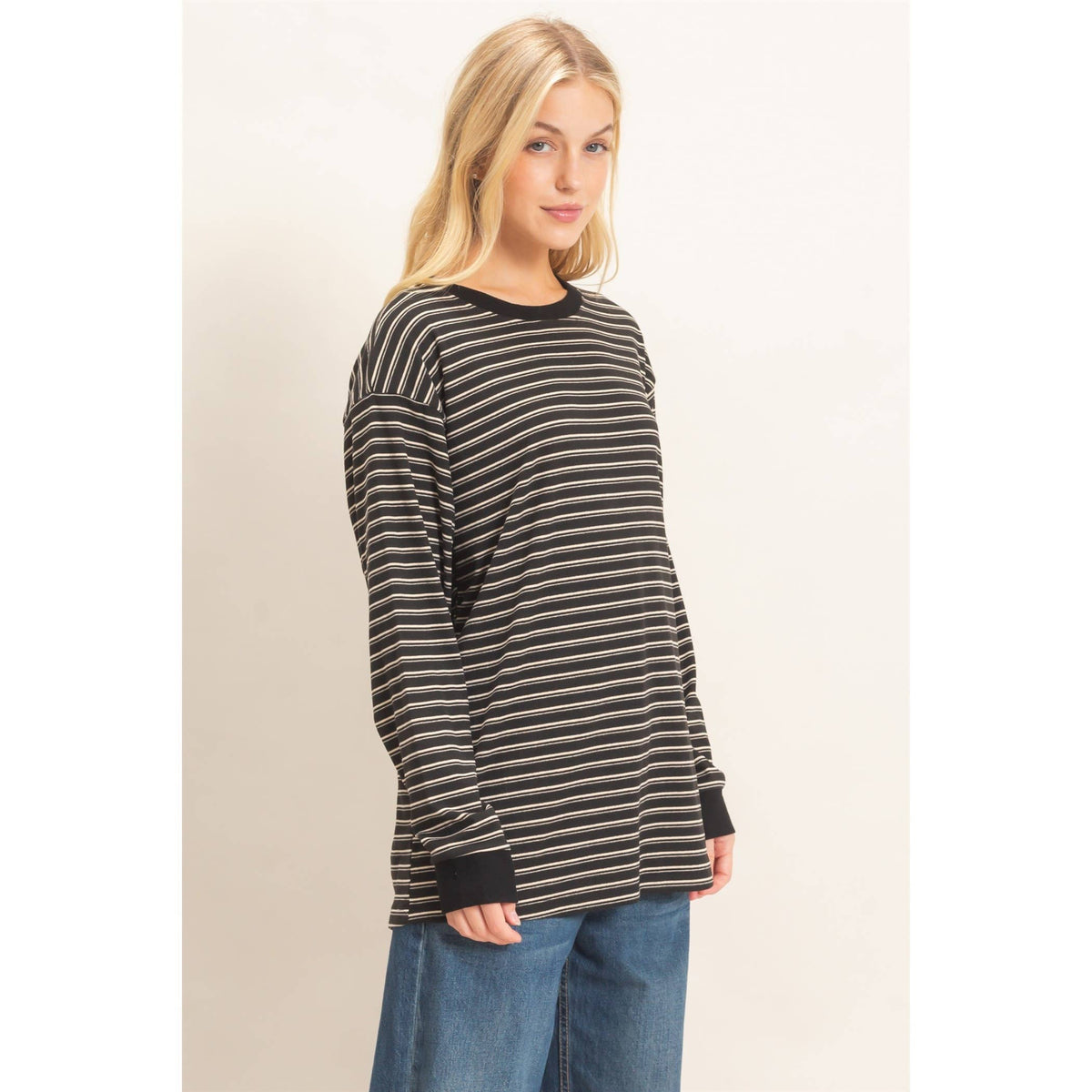 Cali Striped Crew Set