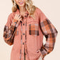 MINERAL WASH PATCHWORK PLAID