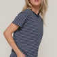 Piper Round Neck Stripe Tee