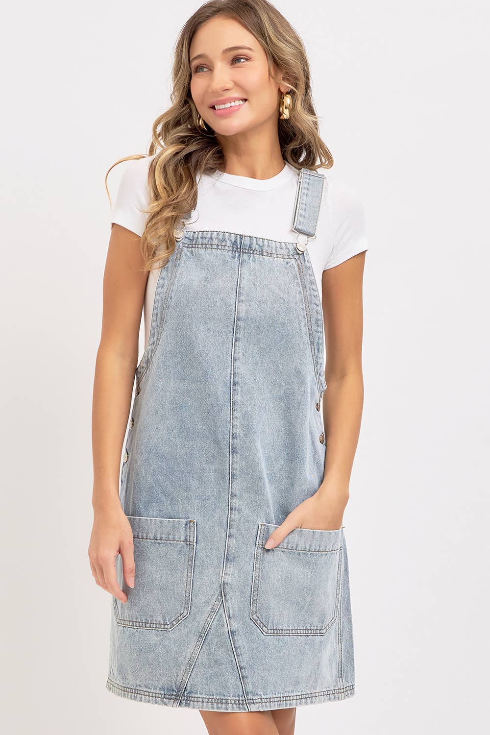 DENIM OVERALL DRESS