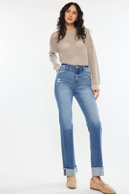 LAINEY HIGH RISE STRAIGHT JEANS