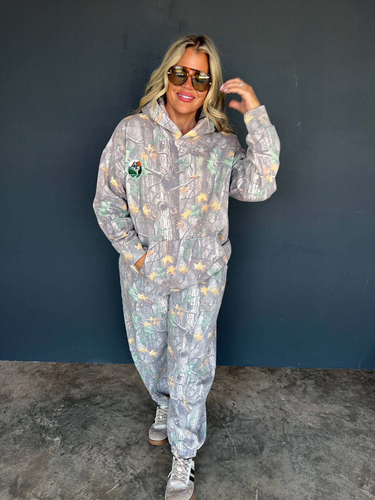 HIDDEN TRAIL CAMO HOODIE PULLOVER