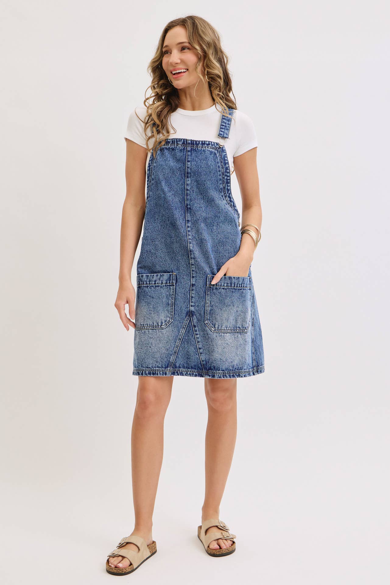 DENIM OVERALL DRESS
