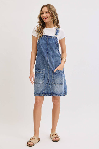 DENIM OVERALL DRESS