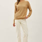 CLASSIC CREW NECK DROP SHOULDER RIBBED SWEATER