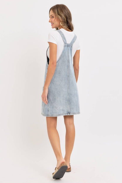 DENIM OVERALL DRESS