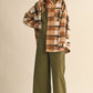VIVIAN TEDDY PLAID OVERSIZED SHACKET
