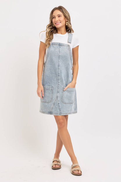 DENIM OVERALL DRESS