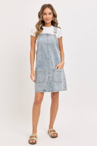 DENIM OVERALL DRESS