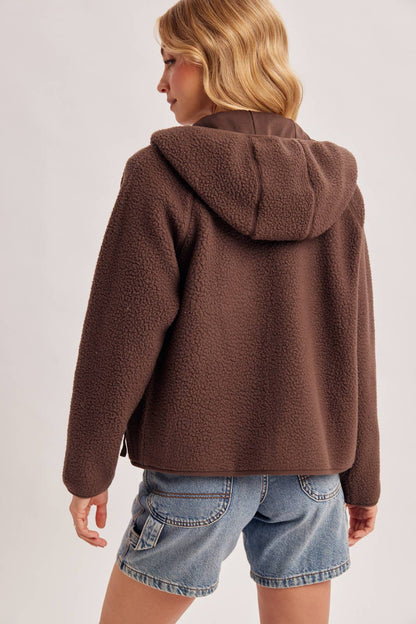 SHERPA HOODIE JACKET