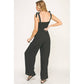 BOHEMIAN DREAM SQUARE NECK BOW JUMPSUIT