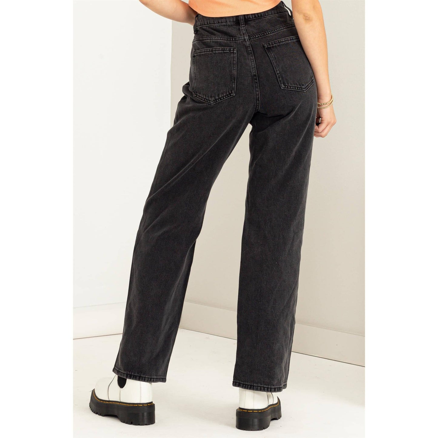 Hannah High-Waisted Wide-Cut Jeans