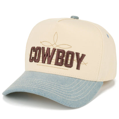 COWBOY Letters Trucker Hat