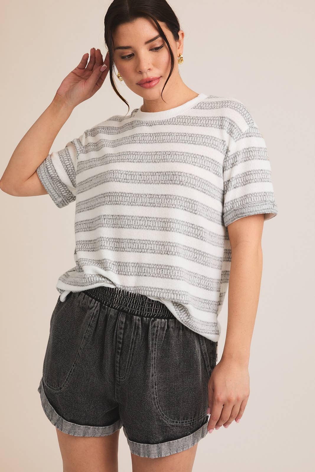 “CLOUDY DAYS” CONTRAST TEE