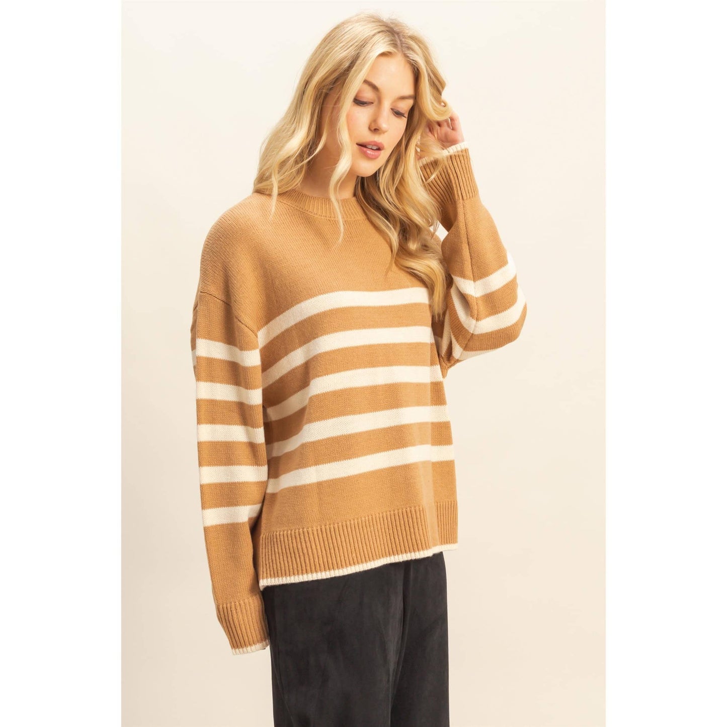 Delainey Casual Crew Neck Sweater